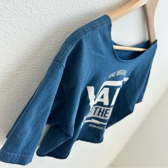 Vans Off the Shoulder Cropped Tee - Picture 4 of 5